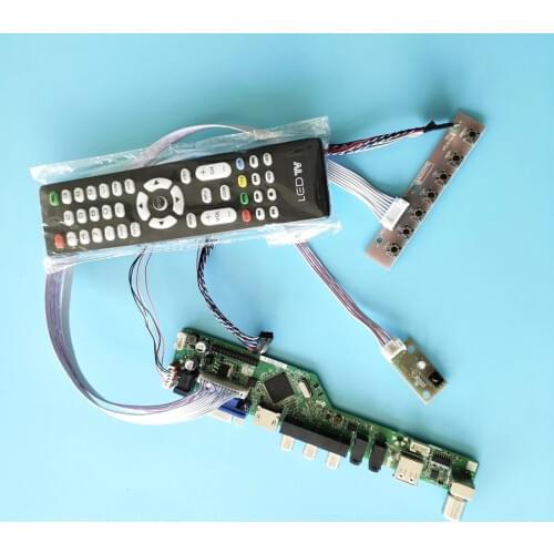 40 Pin VGA USB AV 1600*900 LCD display LVDS for N140O6/N156O6/N173O6 matrix universal drive control board DIY kit WLED 60Hz