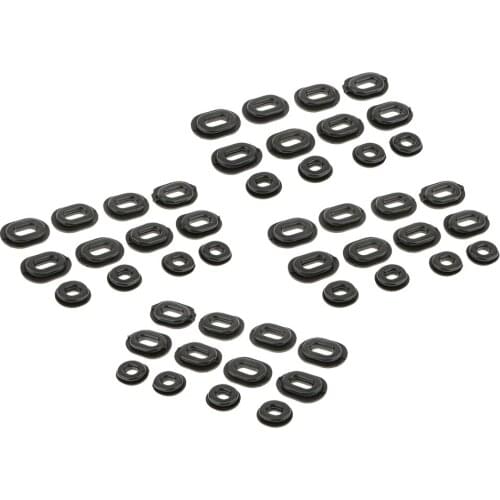 48PCS RUBBER GROMMET SINGLE SIDE PANEL FAIRING WASHER for MOTORCYCLE CG125