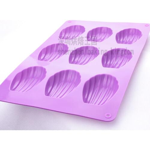 ANGRLY DIY Shell Shaped Silicone Cake Mold /Silicone Chocolate/Madeleine mold /Kids Christmas bakeware silicone mold makeup