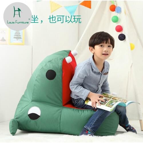 Louis Fashion Cartoon Cute Children Small Sofa Baby Lazy Person Chair Bedroom Fabric Tatami Reading
