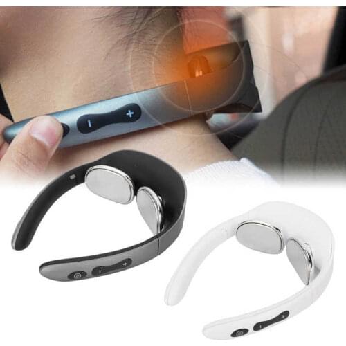 Electric Pulse Cervical Vertebra Massager Folding Hot Compress Neck Massage Instrument Neck and Shoulder Massager Health Care