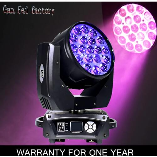 19X15W Hybrid Moving Head LED Zoom Lyre Wash Light RGBW Beam Effcect For Dj Light Wedding Party Show