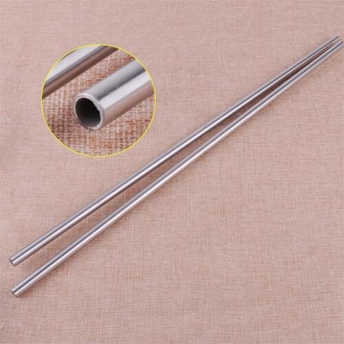 LETAOSK High Quality 2pcs 304 Stainless Steel Capillary Tube Pipe OD 10mm ID 8mm Length 0.5M 500mm