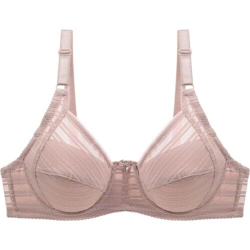 Summer Breathable Stripe Bras for Women Comfort Sleep Underwear Sexy Strapless Lace Bra Lingerie for Girls A B C