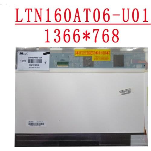 16.0 inch LTN160AT06 For TOSHIBA A660 ASUS N61 N61 N61vg N61JV HP DV6 CQ61 K61IC Laptop LCD LED Screen Display