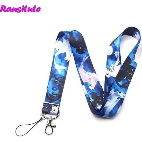 Ransitute R257 Cute Lanyard Neckband Key ID Card Phone With Badge Holder DIY Lanyard