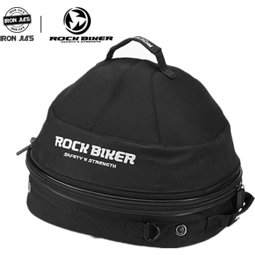 Rock Biker Motorcycle Helmet Bags Breathable Cooling Fan Top Case Motorbike Multi-functional Touring Luggage Bags Large Capacity