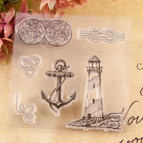 Sail The Sea Transparent Stamp Seal For DIY Scrapbooking Rubber Stamp Card Making Album Decoroation Crafts