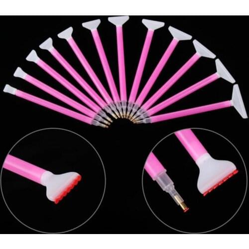 13Pcs 3-15 heads DIY 5D Diamond Painting Point Drill Pen Embroidery Crafts Diamond Painting Pen Cross Stitch Accessories