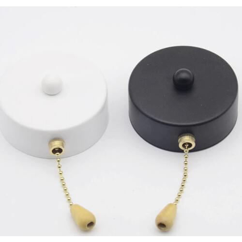 Wall Zipper pull switch for wall lighting accessories modification Pull Rope Switches 50pcs