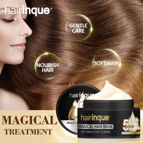 New Magical Treatment Hair Mask 5-Seconds Repairs Damage Hairinque Moisturizing Nourishing Restore Soft Hair Care Mask
