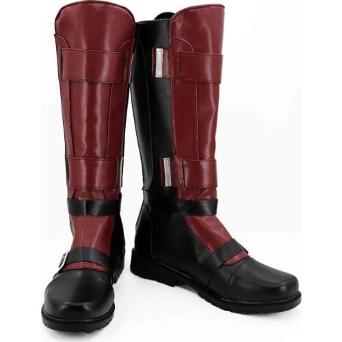Wade Wilson Cosplay Shoes Boots Superhero Custom For Halloween Accessories