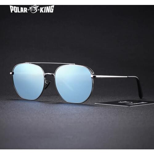 POLARKING Brand Designer Unisex Metal Frame Mirror Polarized Sunglasses For Driving Mens Traveling Sun Glasses Fishing Eyewear