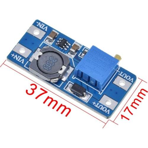 5 PCS/LOT DC-DC Step Up Converter Booster MT3608 Power Supply Module Boost Step-up Board MAX Output 28V 2A for arduino