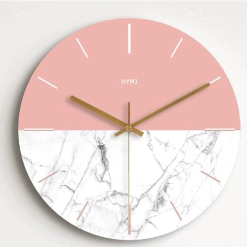 Simple Modern Wall Clock Silent Round Nordic Cute Fashion Classic Wall Clocks Orologio Da Parete Living Room Decoration BD50WC