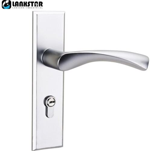 Simple Modern Interior Mechanical Lock Handles Indoor Split Handle Locks
