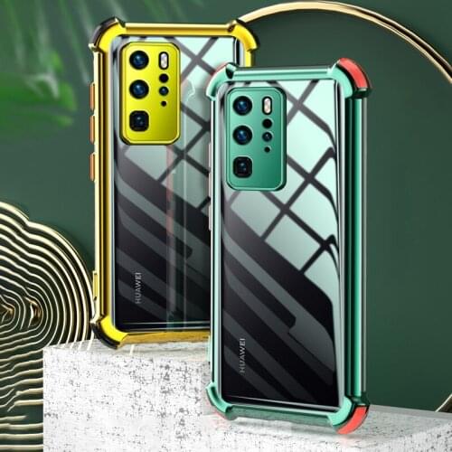 Shockproof Silicone Phone Case For Huawei Nova 5T P30 P40 Lite E P40 Pro Y6P Y7P Y8S Honor 20S 20 8X 9X Y9 Prime 2019 Cover Case