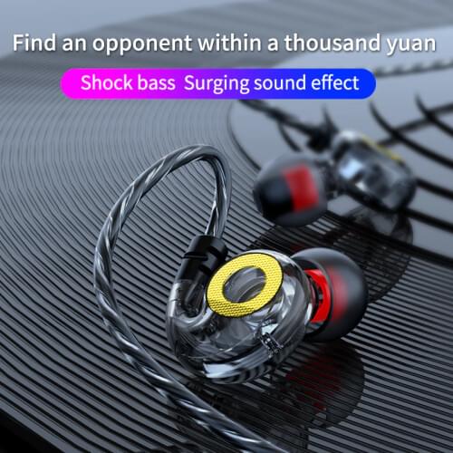 In-Ear Wired Earphone 3.5mm Earbuds Earphones Music Sport Gaming Headset With mic For IPhone Xiaomi Samsung Huawei Stereo