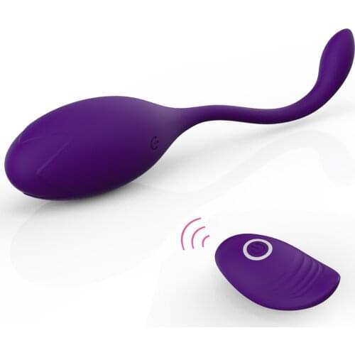 Best Vibrating Egg Set Waterproof Fully Food Grade Wireless Controller Vibration Egg for Female Vagina G Spot Violet