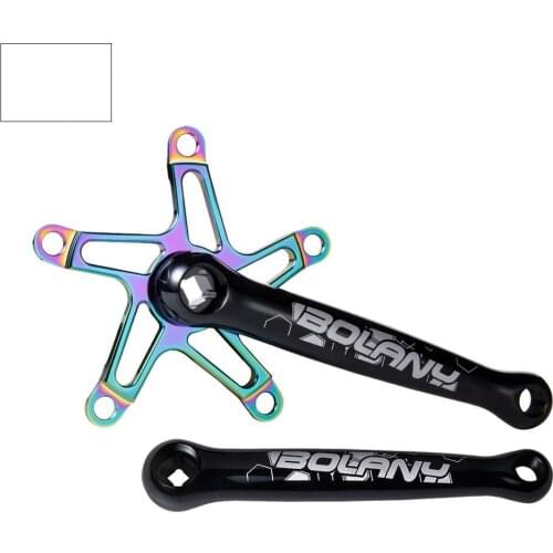 Folding Bike Bicycle Crank Retro Square Hole Crank 130bcd Sprocket Bike Cycling Accessories Parts