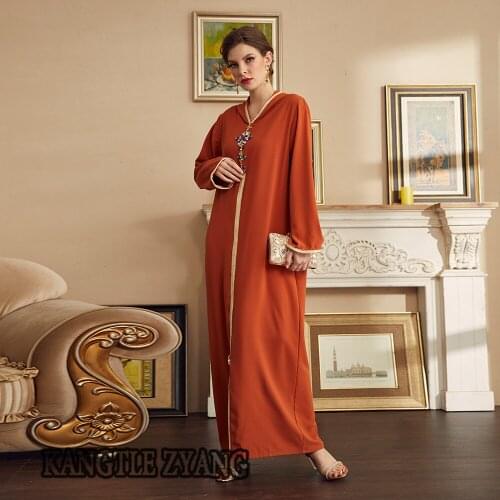 Turkey Islam Arabic Kaftan Robe Longue Eid Muslim Abaya Dubai Dresses Abayas For Women Djellaba Femme Caftan Marocain De Soiree