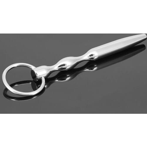 Stainless steel urethral probe vibrating urethral sound toys Prince Wand penis plug urethral sex toy for men