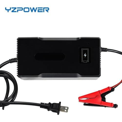 14.5V 10A lead-acid battery charger for 12V 36AH-200AH battery lead-acid battery Built-in replaceable fuse float voltage 13.8V