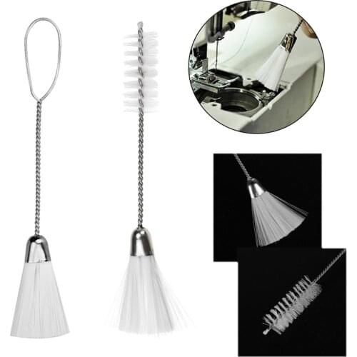 2pcs Household Double Ended Cleaning Brush Multi-function Sewing Machine Clean Brush Tail Keyboard Dust Brushes Cleaner
