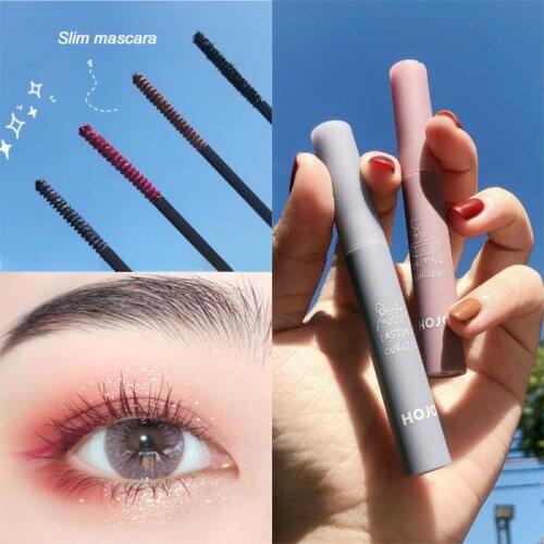 4-color Slender Mascara Long-lasting Waterproof Thick Curling Multi-color Mascara Eyelash Cosmetics TSLM1
