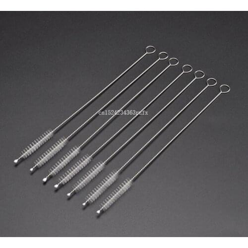 600pcs 175mm Stainless Steel Straws Cleaning Brush Bottle Brush Straw Brush DHL Fedex Free Shipping