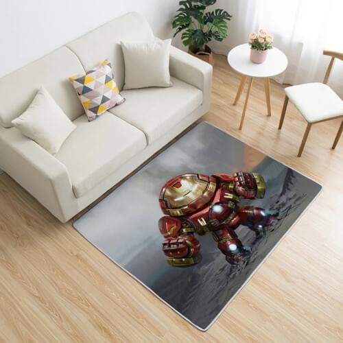 80x160cm Baby Play Mat Cartoon Avengers Kid Bedroom Rug Non-slip Antifouling Carpet for Bedroom Decoration