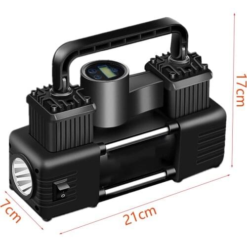 Car Air Pump Automobile Tire Inflator DC 12 Volt Infaltor Portable Compressor for Motorcycles Bicycles