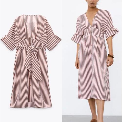 FXJC Fashionable Shirt Dresses