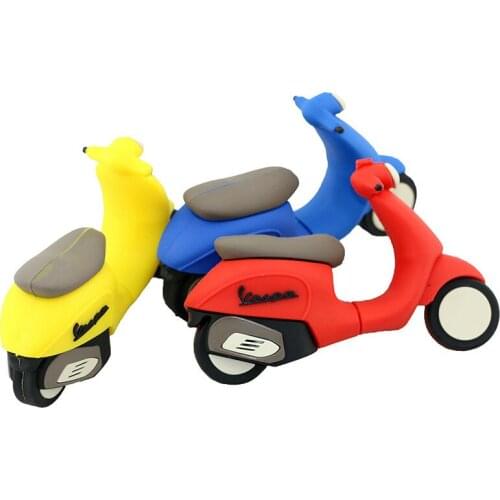 New Arrive! Cute Motorcycle Pen Drive 4GB 8GB 16GB 32GB Mini Lady Motorcycle Usb Flash Drive Cartoon Cle Extended Memory Storage