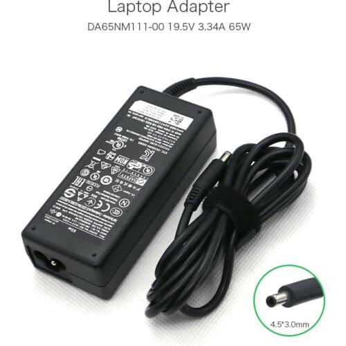 New 19.5V 3.34A 65W DA65NM111-00 043NY4 Laptop Adapter for Dell Inspiron 13 7347 Convertible 11 3000 Series Power Charger