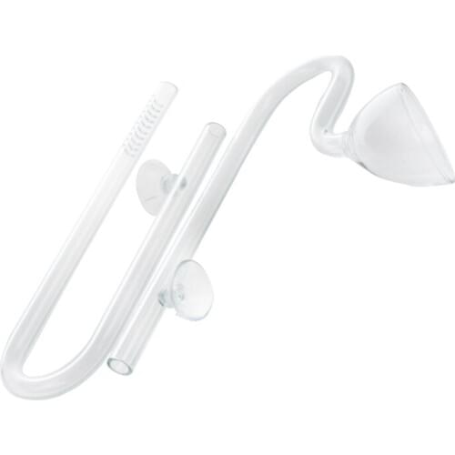 New Aquarium Glass Outflow & Inflow Lily Pipe 1m Tube + Suction Cup