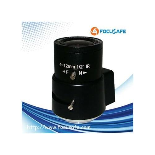 1/2" format 4-12mm 1080P auto iris CCTV Camera Lens
