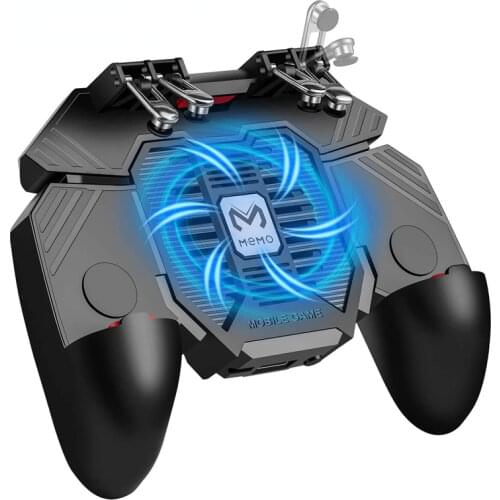 PUBG Controller AK77 Six Finger Gamepad For iPhone Android PUBG Mobile Controller L1 R1 Shooter Triggers Fire Joystick Game pad