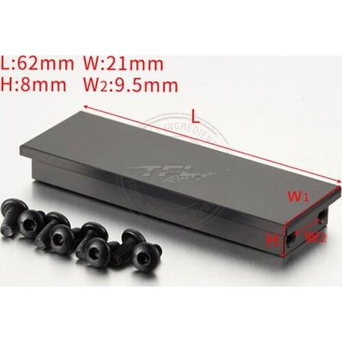 TFL Front Transom Connector for 1/14 Tamiya Trailer Tractor Truck RC Model Car Crawler accessories Crawler TH05193-SMT6