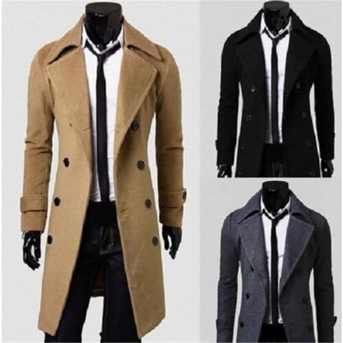 Urkutoba Men's Trench Coats
