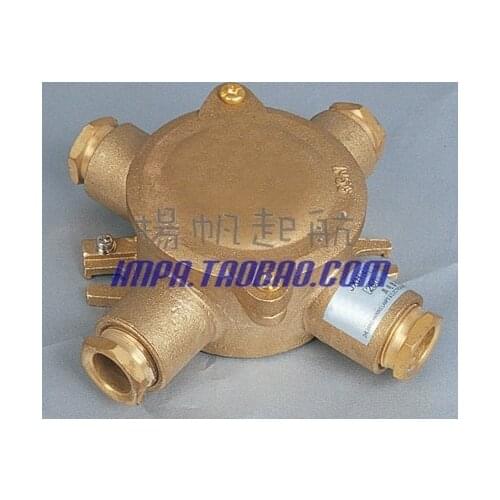 Marine brass watertight junction box waterproof junction box shipping line connection box JXH401