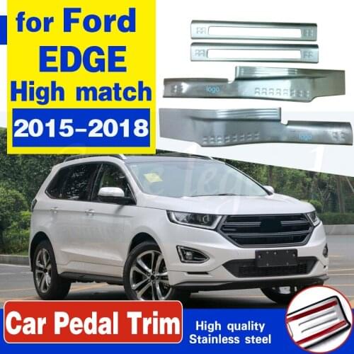 High quality Stainless Steel Internal Scuff Plate/Door Sill Door Sill for Ford EDGE High match 2015-2018 Car styling