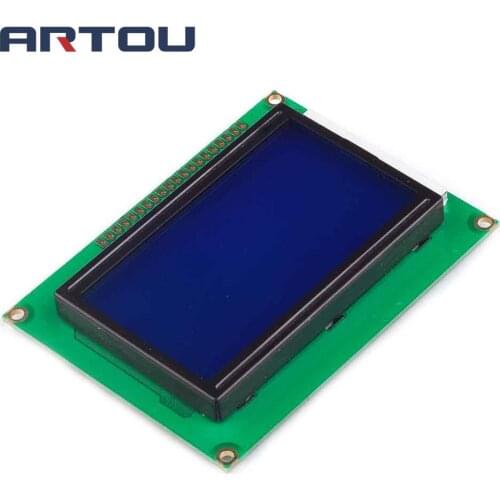 1PCS 12864 128x64 Dots Graphic Blue Color Backlight LCD Display Module