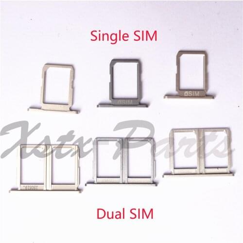 1PCS Single SIM/ Dual SIM Card Tray Holder Slot for Samsung Galaxy S6 G920 G920F G9200 SIM Holder Slot Tray Container Adapter
