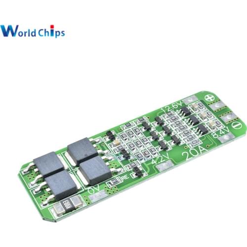 3S 20A Li-ion Lithium Battery 18650 Charger Protection Board PCB BMS 12.6V Cell Charging Protecting Module