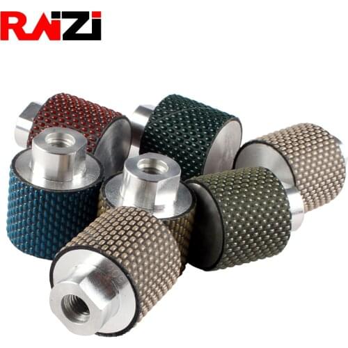 Raizi 2 Inch Diamond Dry Polishing Drum Wheel For Bowl Holes On Granite Marble Countertop 50 mm Grit 50-3000 angle grinder wheel