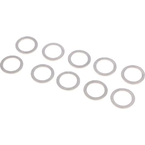 Aluminum Oil Drain Plug Gasket for Kia 21513-23001 - Fits M14, Pack of 10