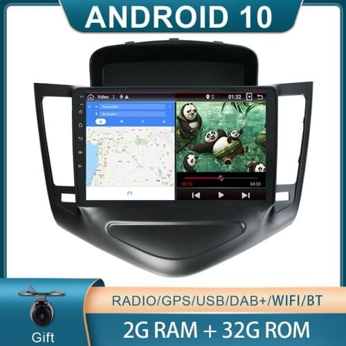 9 inch Car multimedia player 2din Android 10 4core for Chevrolet Cruze 2009-2014 car autoradio with GPS WIFI BT USB 2GRAM+32GROM