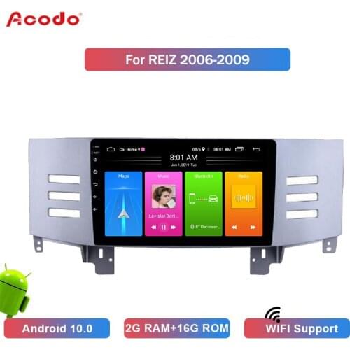 ACODO 2+16G Android 10.0 Car Radio Multimedia Player For Toyota REIZ 2006-2009 Navigation GPS 2 din