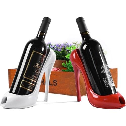 High Heel Shoe Wine Bottle Holder Stylish Wine Rack Gift Basket Accessories for